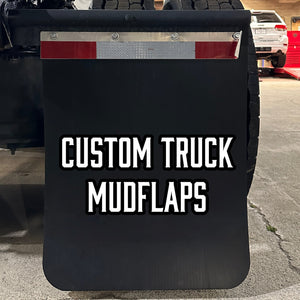 Custom Semi-Truck, Large Truck, Medium-Heavy Duty Truck Mud Flaps