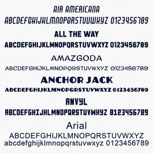 Multi-Color Custom Boat Vessel Registration Number Sticker Decal Lettering (Set of 2)