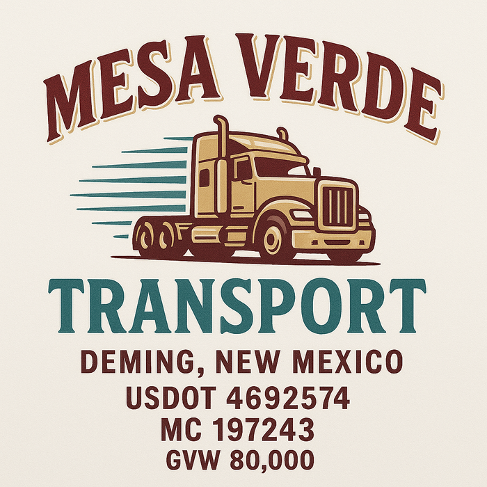 Custom Truck Door Decal Sticker Sign For Trucking, Transport, Logistics, Work Trucks, Semi Trucks With USDOT, MC, CA, KYU, VIN, GVW Regulation Numbers (Set of 2)
