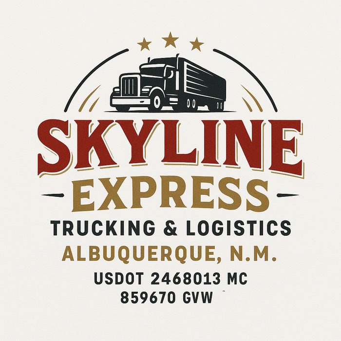 Custom Truck Door Decal Sticker Sign For Trucking, Transport, Logistics, Work Trucks, Semi Trucks With USDOT, MC, CA, KYU, VIN, GVW Regulation Numbers (Set of 2)