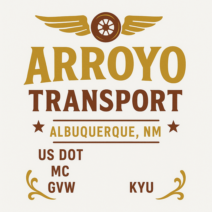Custom Truck Door Decal Sticker Sign For Trucking, Transport, Logistics, Work Trucks, Semi Trucks With USDOT, MC, CA, KYU, VIN, GVW Regulation Numbers (Set of 2)