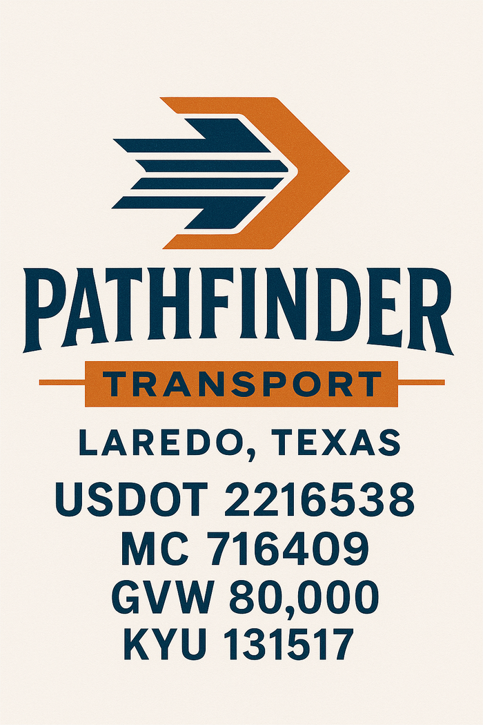 Custom Truck Door Decal Sticker Sign For Trucking, Transport, Logistics, Work Trucks, Semi Trucks With USDOT, MC, CA, KYU, VIN, GVW Regulation Numbers (Set of 2)