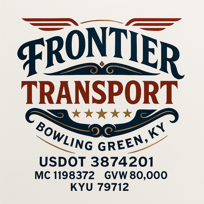 Custom Truck Door Decal Sticker Sign For Trucking, Transport, Logistics, Work Trucks, Semi Trucks With USDOT, MC, CA, KYU, VIN, GVW Regulation Numbers (Set of 2)