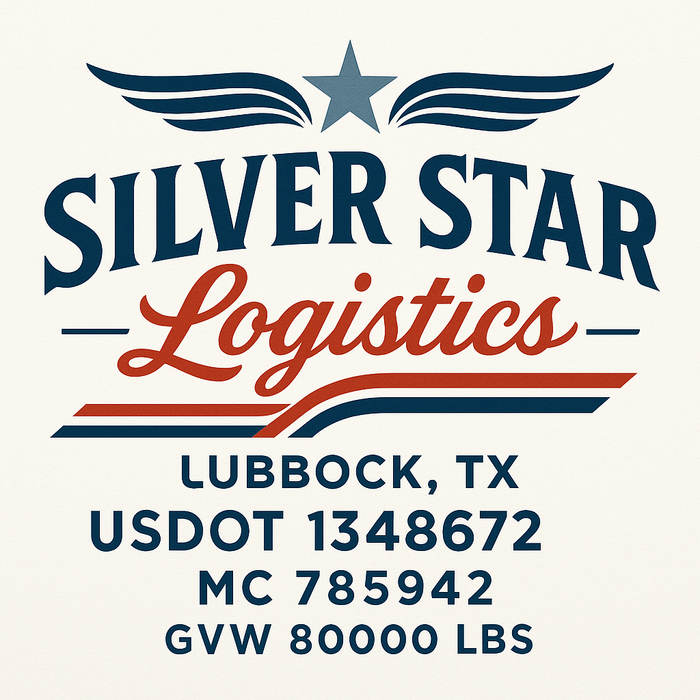 Custom Truck Door Decal Sticker Sign For Trucking, Transport, Logistics, Work Trucks, Semi Trucks With USDOT, MC, CA, KYU, VIN, GVW Regulation Numbers (Set of 2)