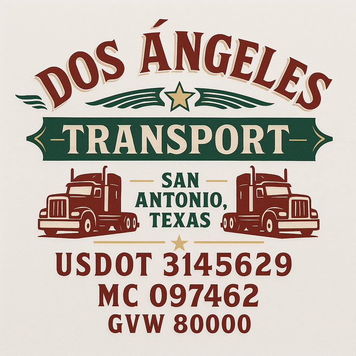 Custom Truck Door Decal Sticker Sign For Trucking, Transport, Logistics, Work Trucks, Semi Trucks With USDOT, MC, CA, KYU, VIN, GVW Regulation Numbers (Set of 2)