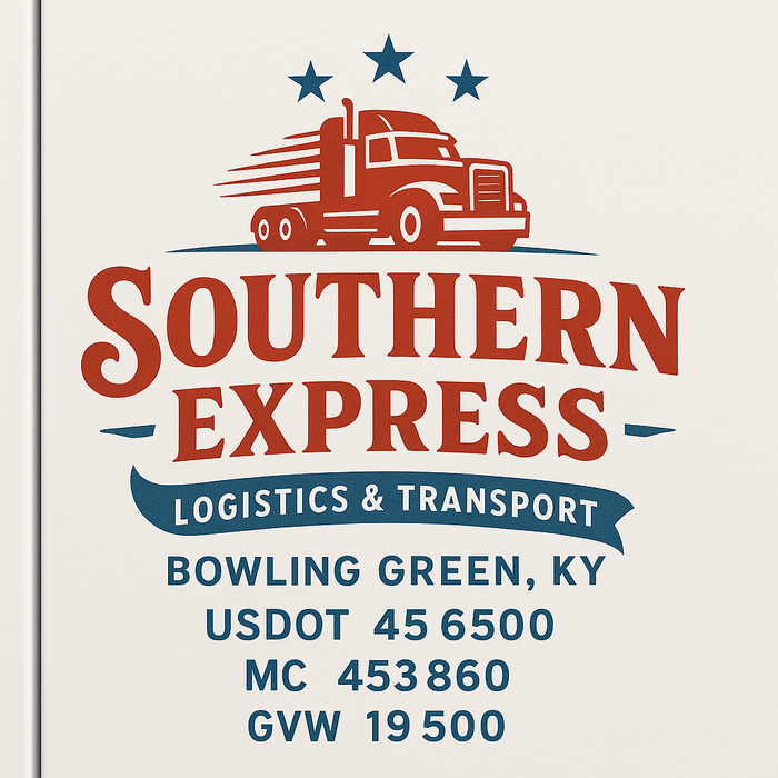 Custom Truck Door Decal Sticker Sign For Trucking, Transport, Logistics, Work Trucks, Semi Trucks With USDOT, MC, CA, KYU, VIN, GVW Regulation Numbers (Set of 2)