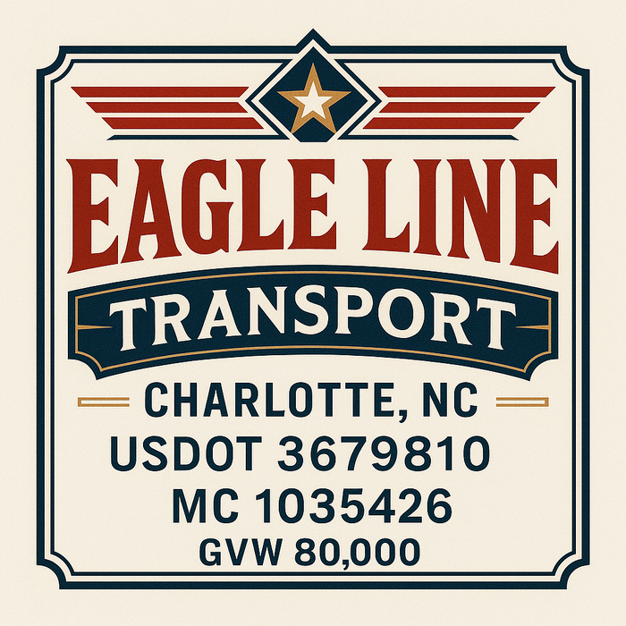 Custom Truck Door Decal Sticker Sign For Trucking, Transport, Logistics, Work Trucks, Semi Trucks With USDOT, MC, CA, KYU, VIN, GVW Regulation Numbers (Set of 2)