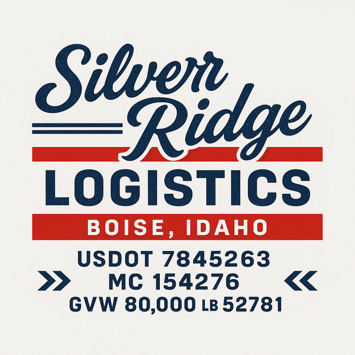Custom Truck Door Decal Sticker Sign For Trucking, Transport, Logistics, Work Trucks, Semi Trucks With USDOT, MC, CA, KYU, VIN, GVW Regulation Numbers (Set of 2)