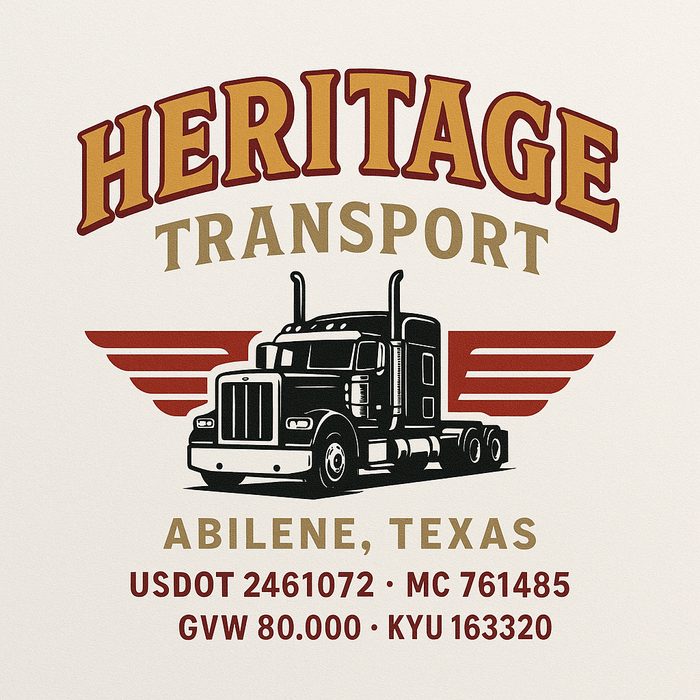 Custom Truck Door Decal Sticker Sign For Trucking, Transport, Logistics, Work Trucks, Semi Trucks With USDOT, MC, CA, KYU, VIN, GVW Regulation Numbers (Set of 2)