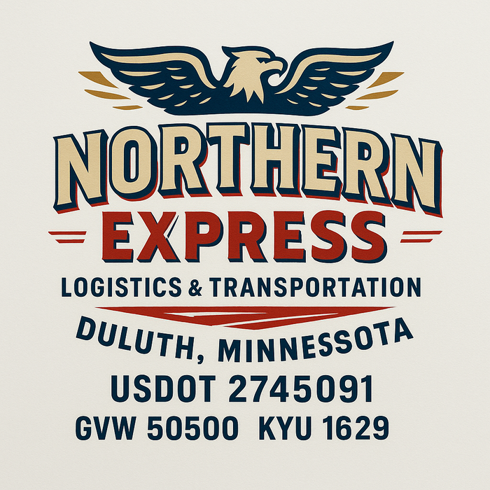 Custom Truck Door Decal Sticker Sign For Trucking, Transport, Logistics, Work Trucks, Semi Trucks With USDOT, MC, CA, KYU, VIN, GVW Regulation Numbers (Set of 2)