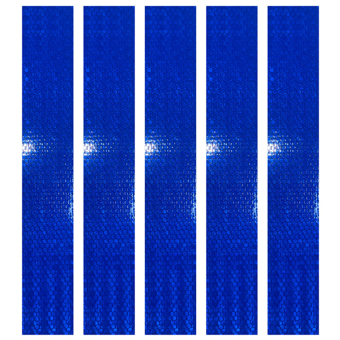 Magnetic DOT Bright Blue Reflective Strips | DOT Magnet Reflectors | Different Size Packs