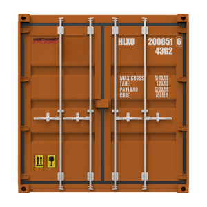 full shipping container door decals