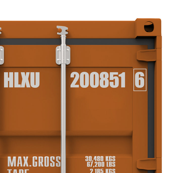 Shipping Container Identification Number BIC Code Lettering Decal Sticker