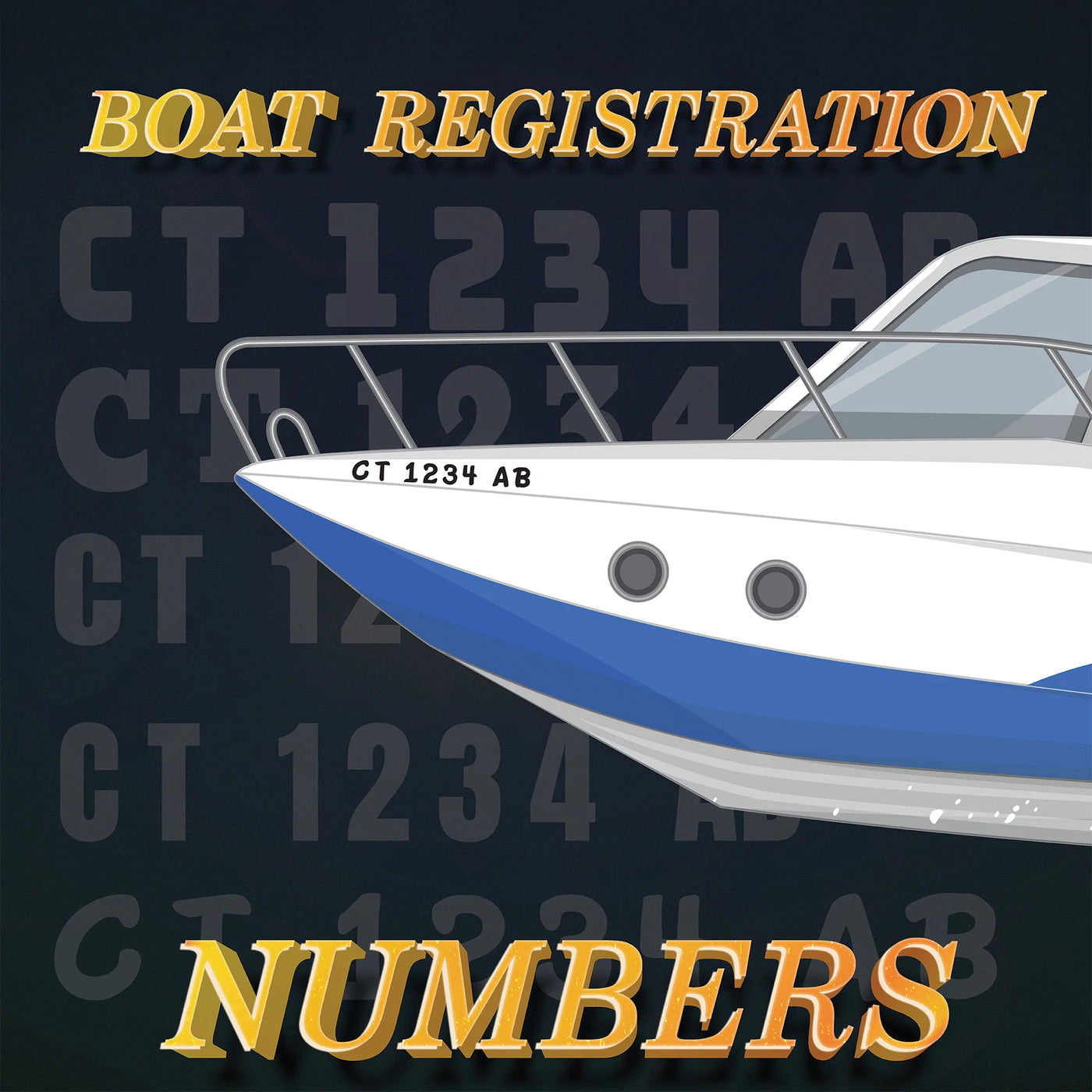 Boat Registration Stickers