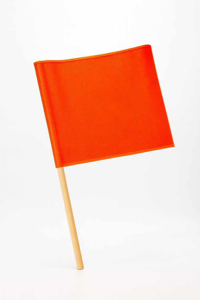Red/Orange Flags For Oversized Loads