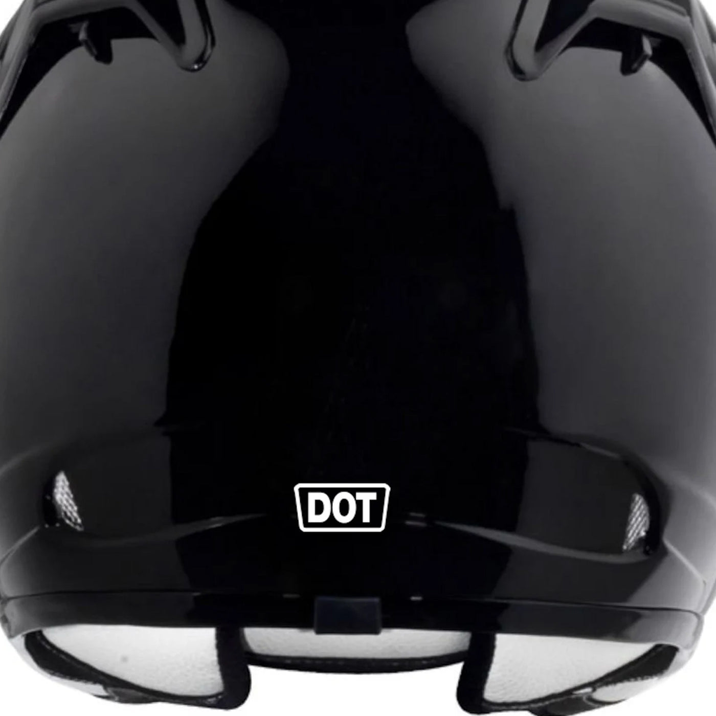 DOT Motorcycle Helmet Vinyl Decal Sticker (D.O.T Label) – USDOT NUMBER ...