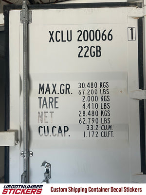 custom shipping container decals