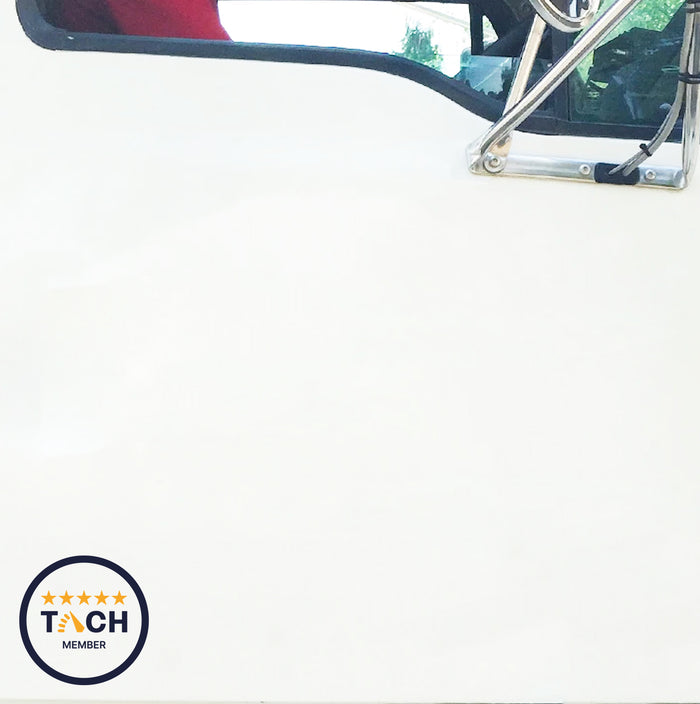 TACH Two Color Decal Sign