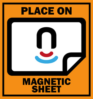 place on magnetic sheet