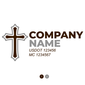 Religious American Truck Decal Transportation