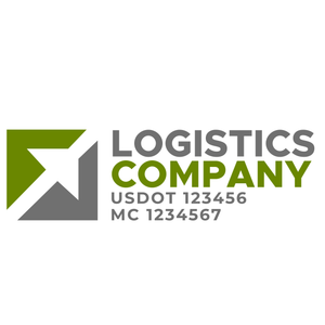 Transportation logistic company trucks decal
