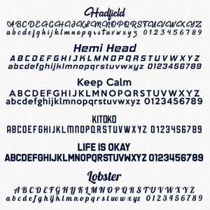 Trucking Logo Design Number Sticker Decal Lettering (Set of 2)