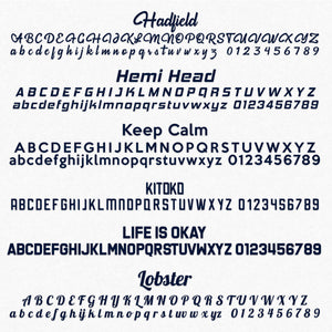 USDOT & MC Lettering Decal Sticker (Set of 2)