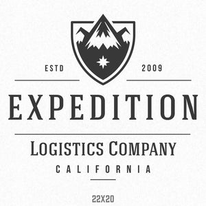 Company Name Decal, Expedition Style