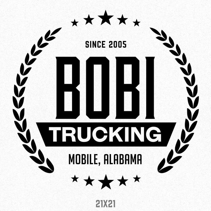 Company Name Truck Decal, (Set of 2)