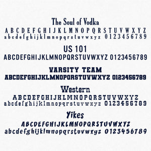 US DOT Number Decal Sticker Lettering Kits (Set of 2)