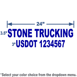 trucking company name with usdot number