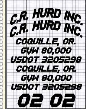 Custom Order for CR Hurd
