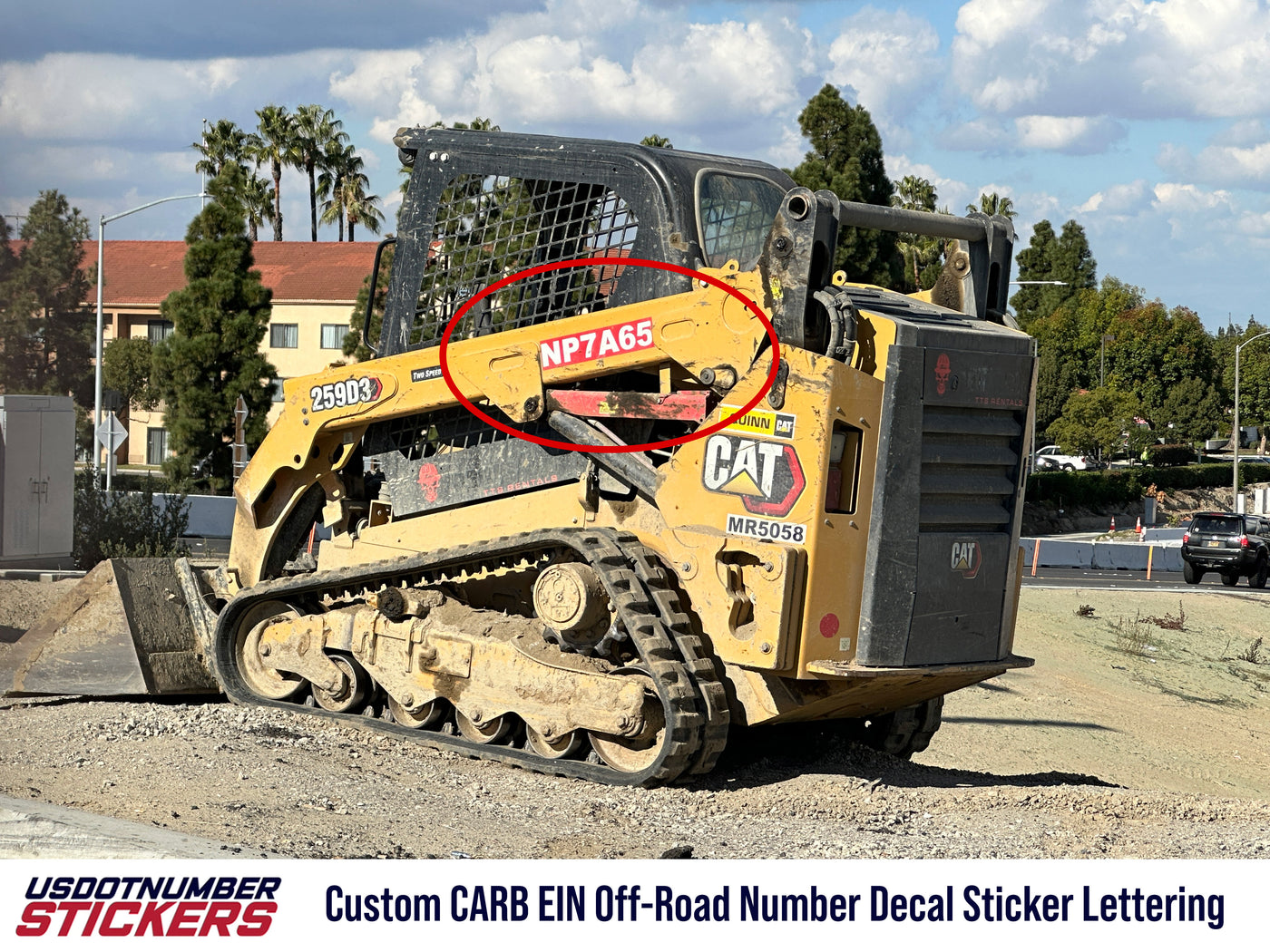 California E.I.N. CARB Sticker Labels Decals, (Set of 2) – USDOT NUMBER ...