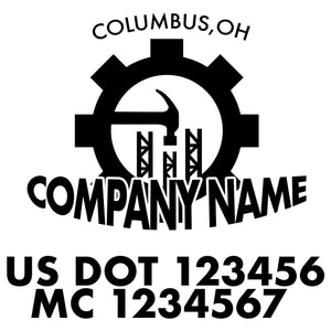 company name construction mesh and US DOT
