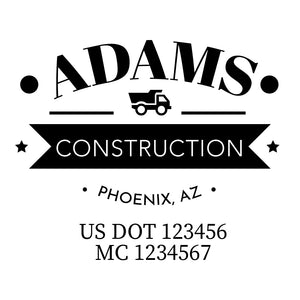 company name construction and US DOT