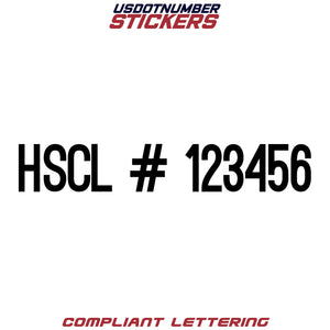 HSCL decal