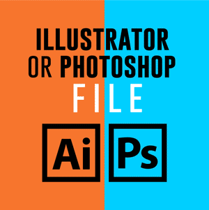 illustrator or photoshop file