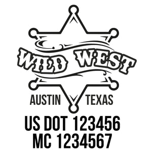 company name with star and US DOT